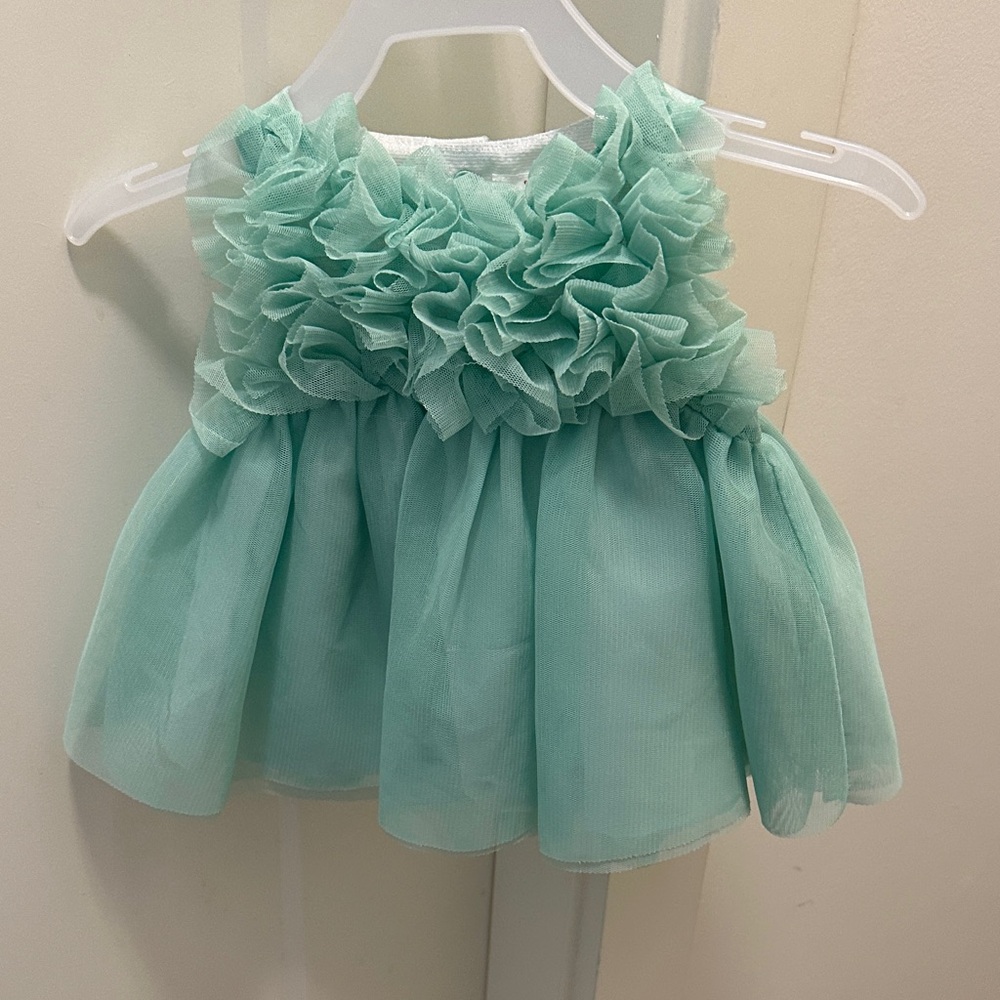 Cat & Jack Mint Green Ruffle Dress